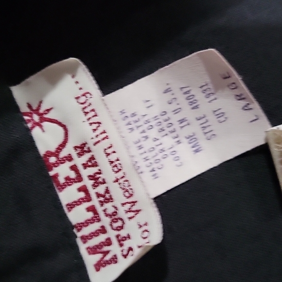 Miller Stockman USA made  Round Collar Button Up Western shirt colorful pattern - Picture 2 of 8